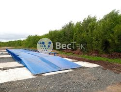 Автомобильные весы на плитах паг для взвешивания камазов и других грузовиков